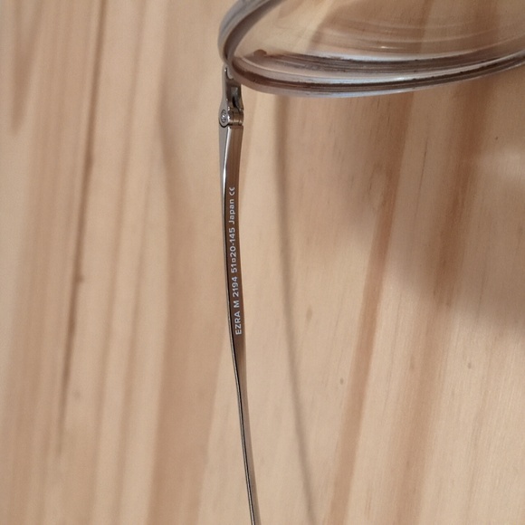 Warby Parker Ezra Silver Titanium Frames - Picture 4 of 8